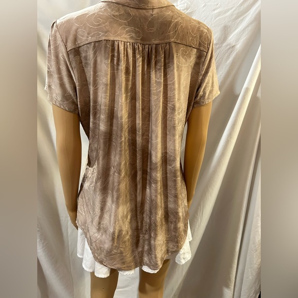 Shannon Ford blouse with embellishment rhinestones. Sz M - Picture 7 of 9